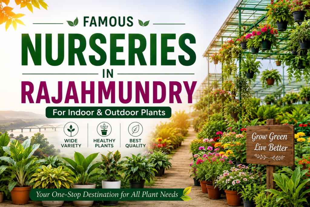famous nurseries in Rajahmundry