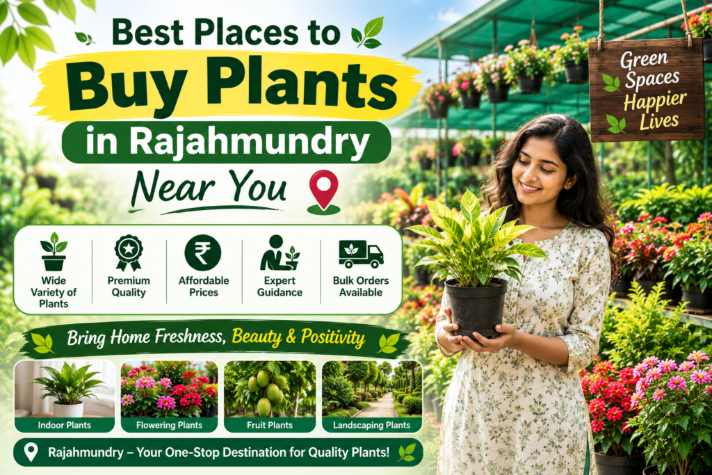 best places to buy plants in Rajahmundry
