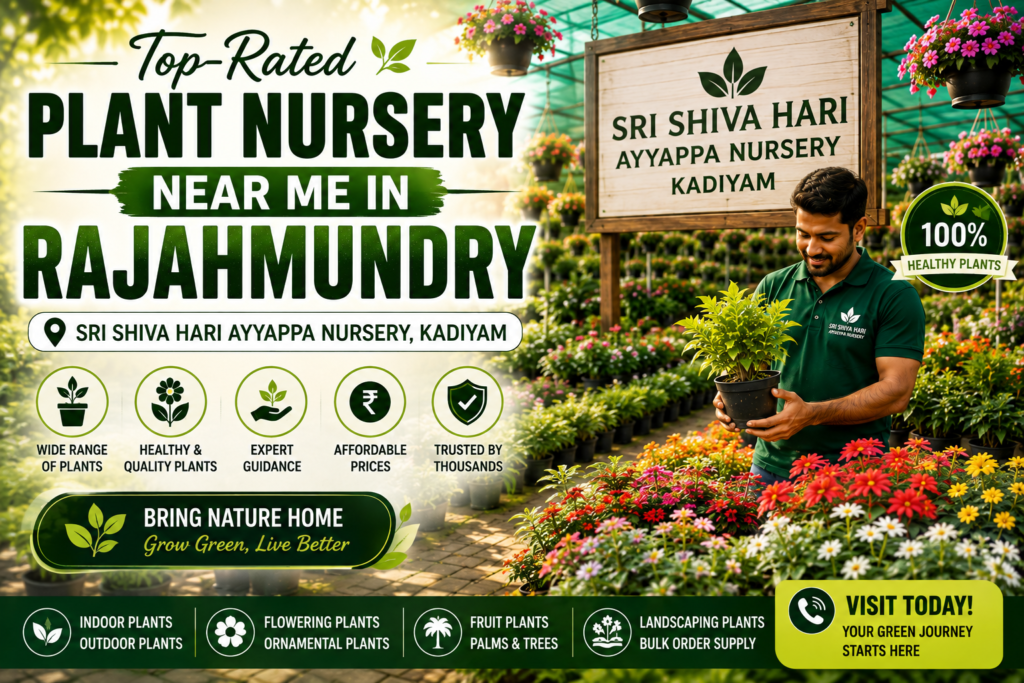 top-rated plant nursery near me in Rajahmundry