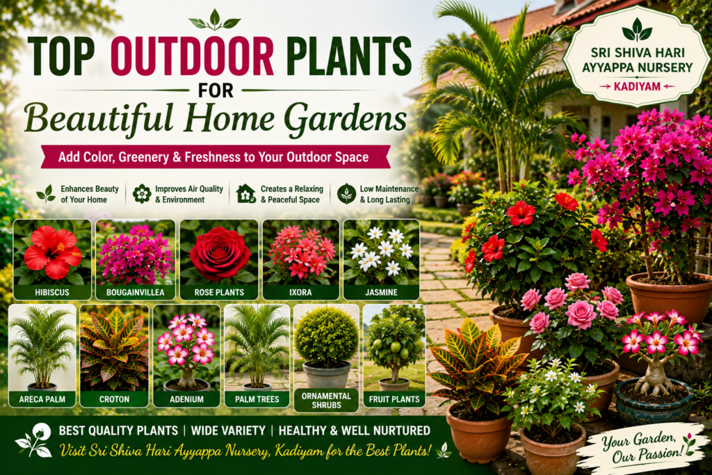 Top Outdoor Plants for Beautiful Home Gardens